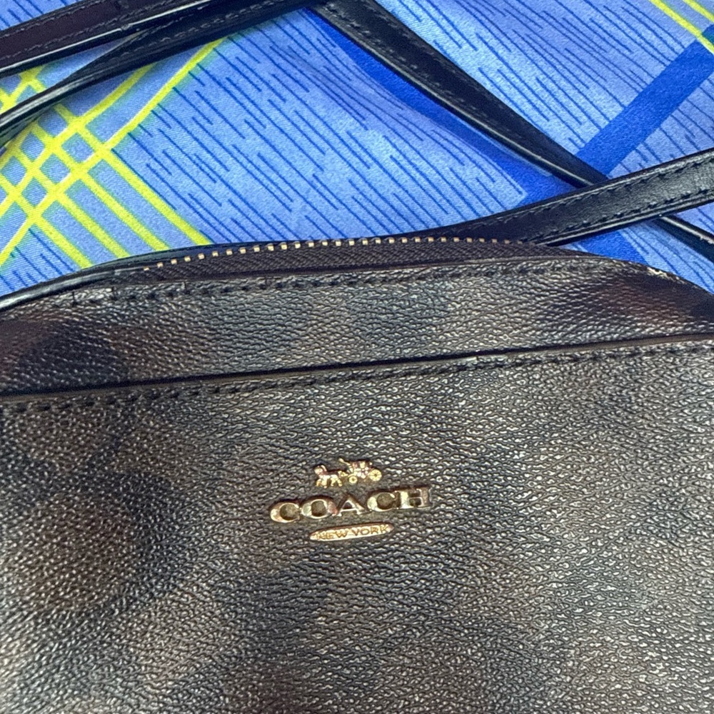 Coach Dark Brown Messenger Bag - Picture 3 of 5
